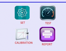 Màn hình thao tác máy kiểm tra xé vải Elmendoft chuyên nghiệm